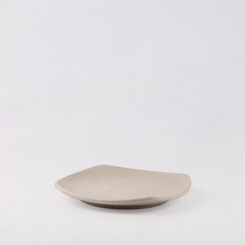Matte square rounded edge plate 6.5