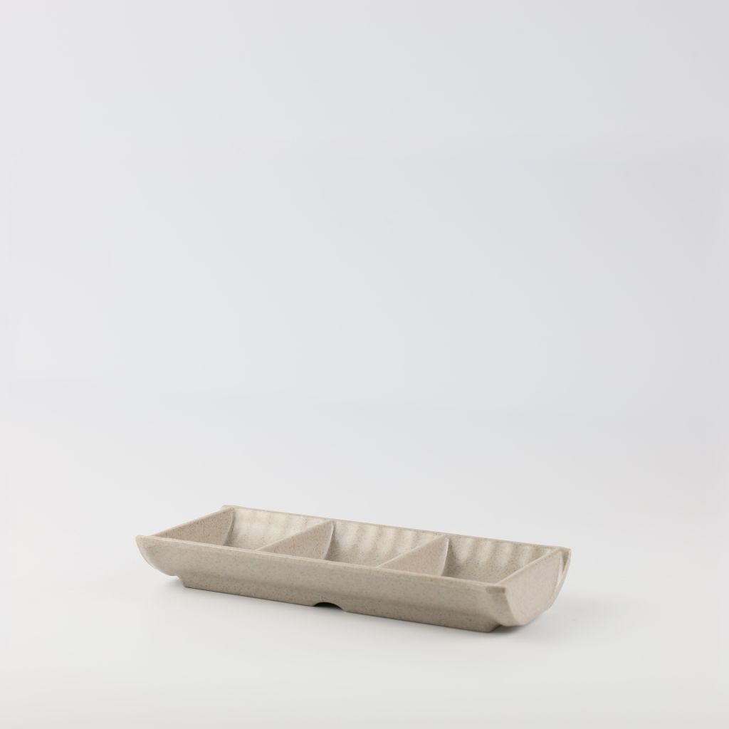 Dĩa Tương Nhám 3 Ngăn 7.5