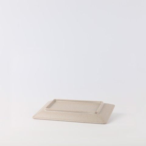 Matte rectangular plate 10