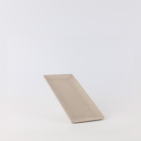 Matte rectangular plate 10.5