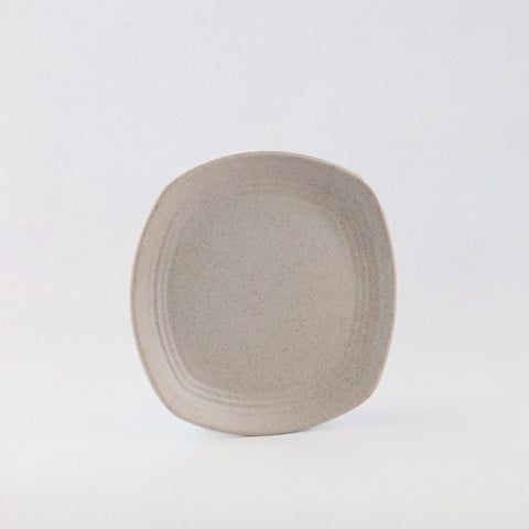 Matte square rounded edge plate 7.5