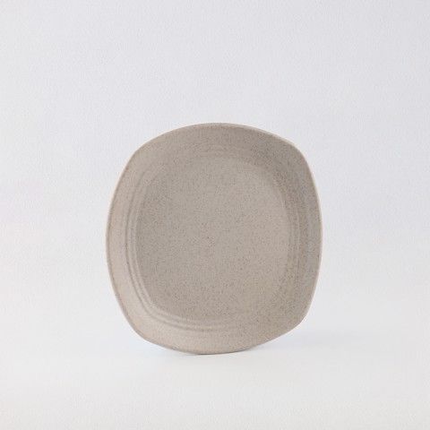 Matte square rounded edge plate 9.5