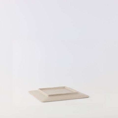 Matte square plate 7.5