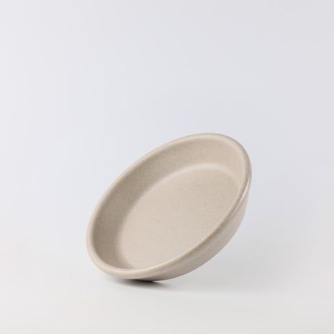 Matte round plate 8.6
