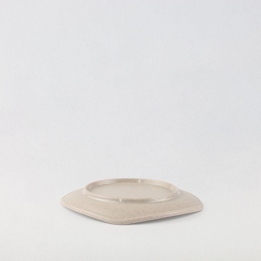 Dĩa Vuông Cạnh Tròn Nhám 7.5