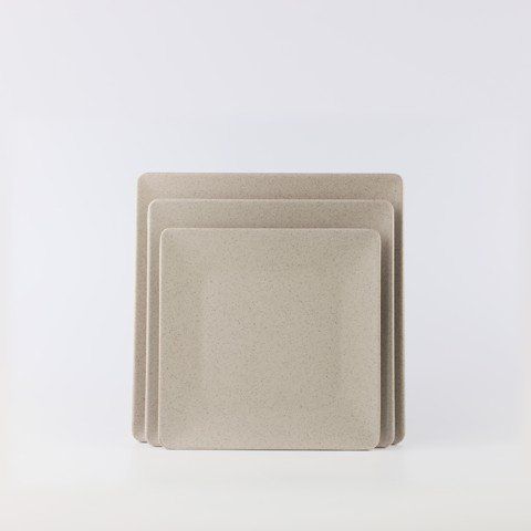 Matte square plate 7.5