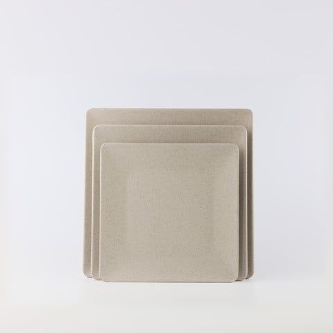 Matte square plate 8.5