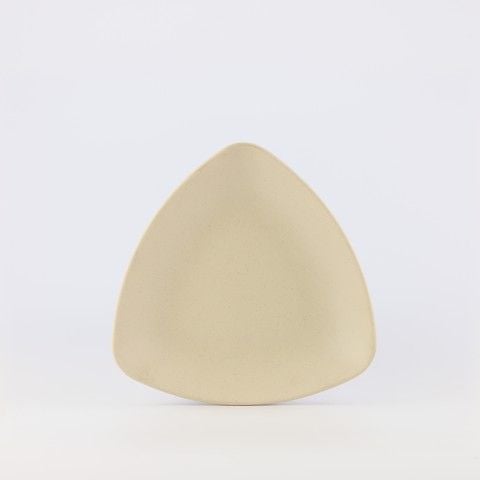 Matte triangle plate 8