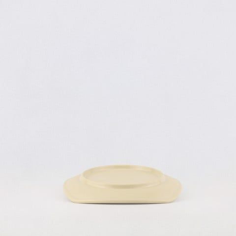 Matte square rounded edge plate 10.5