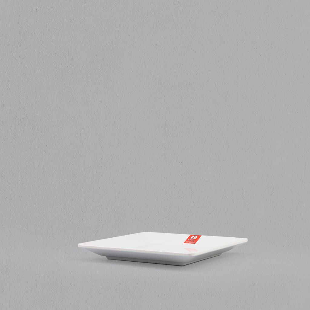 Dĩa Vuông Dày Cạnh 7.25