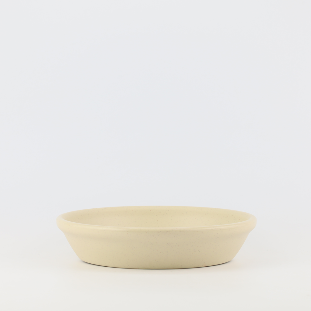 Matte round plate 7.7