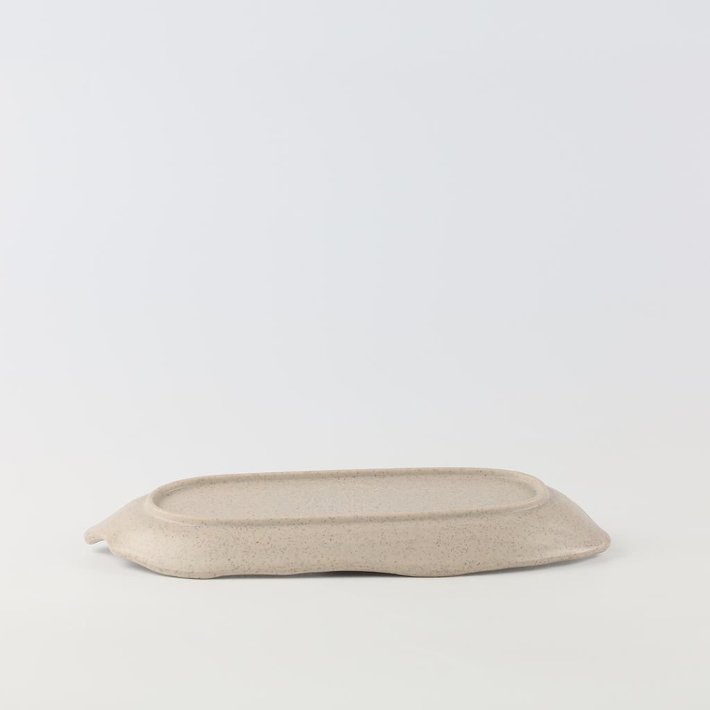 Dĩa Oval Cách Điệu Nhám 13