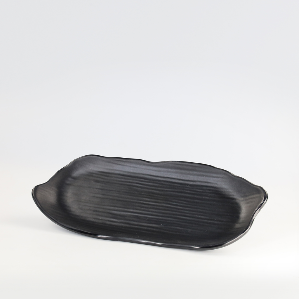 Dĩa Oval Cách Điệu Nhám 10