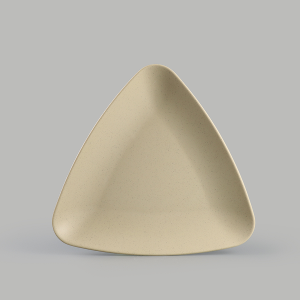 Matte triangle plate 10