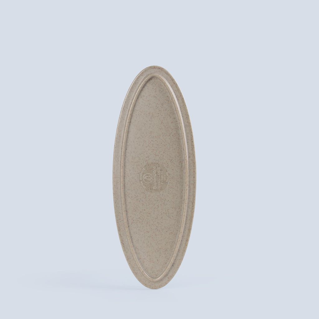 Matte Oval Plate 10