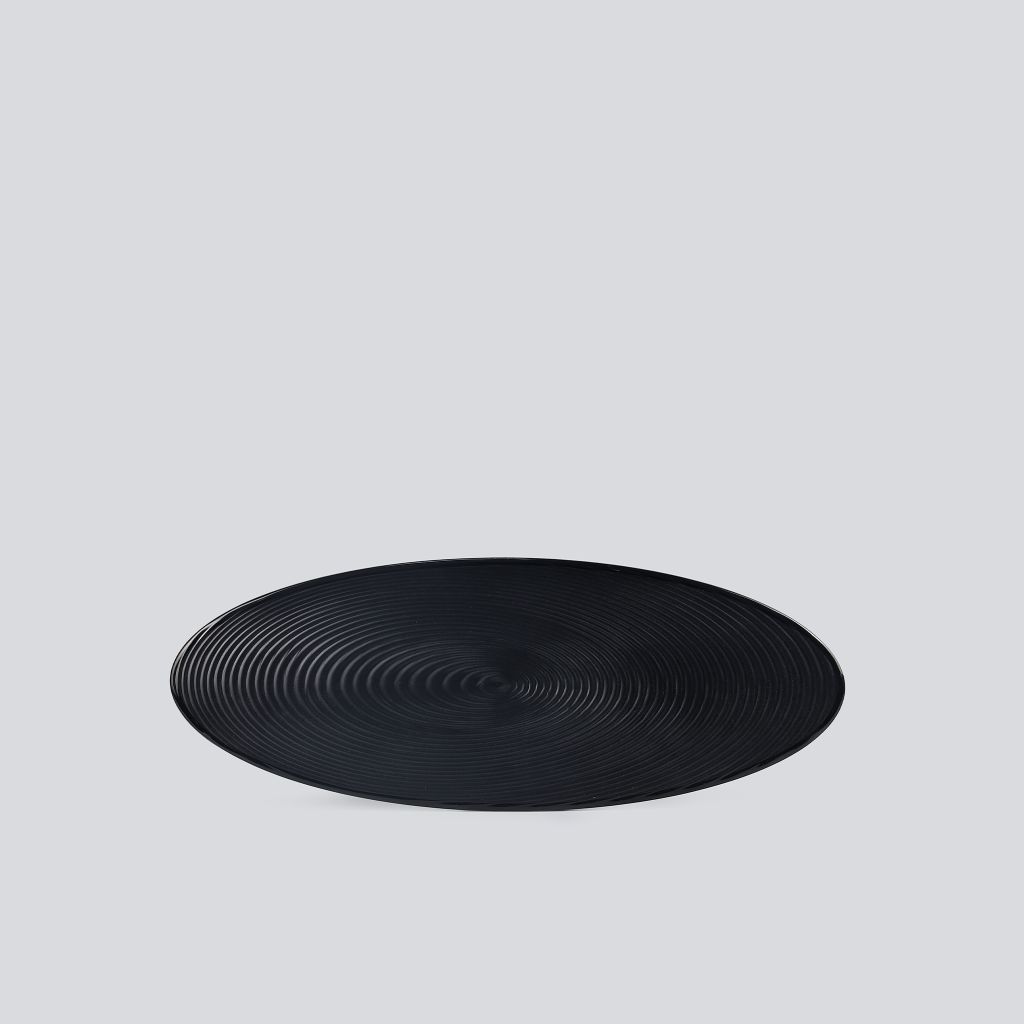 Dĩa Oval Cạn Nhám Mờ 12