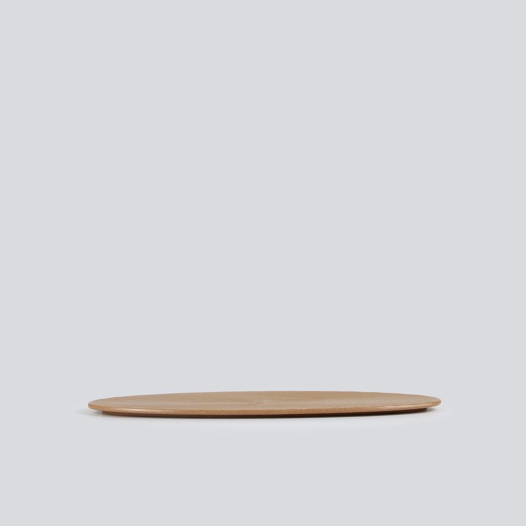 Dĩa Oval Cạn Nhám Mờ 12