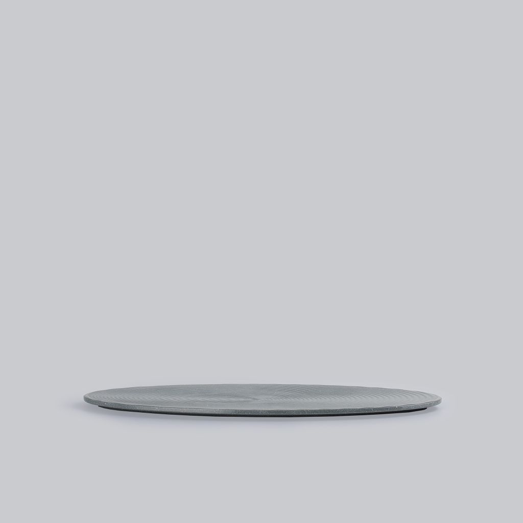 Dĩa Oval Cạn Nhám Mờ 12
