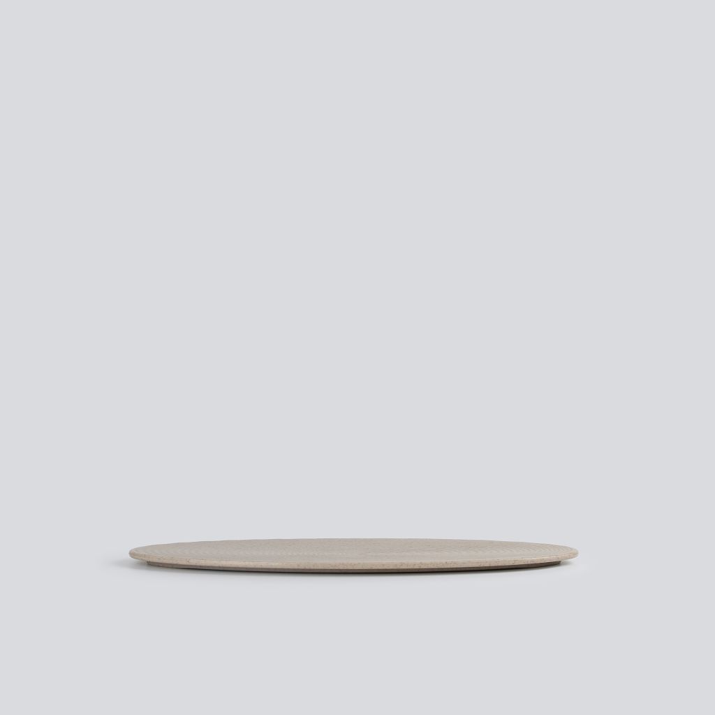 Dĩa Oval Cạn Nhám Mờ 12