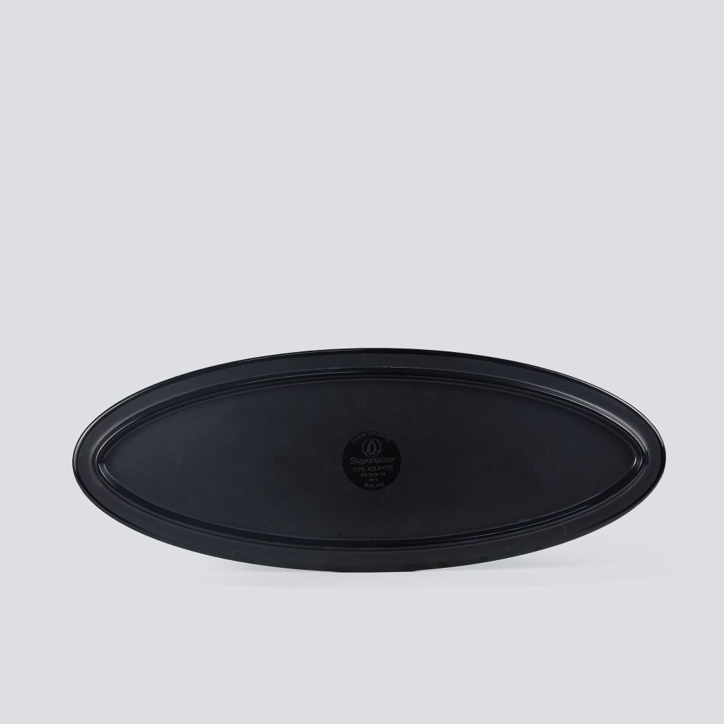 Dĩa Oval Cạn Nhám Mờ 14