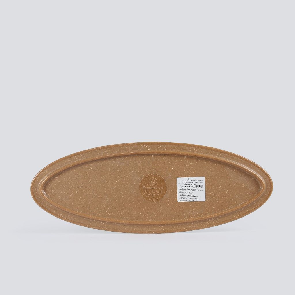 Matte Oval Plate 14