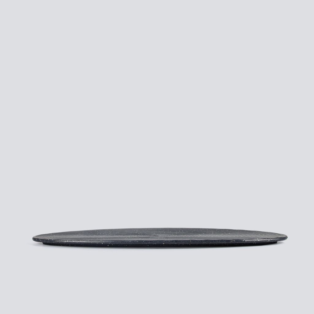 Dĩa Oval Cạn Nhám Mờ 14