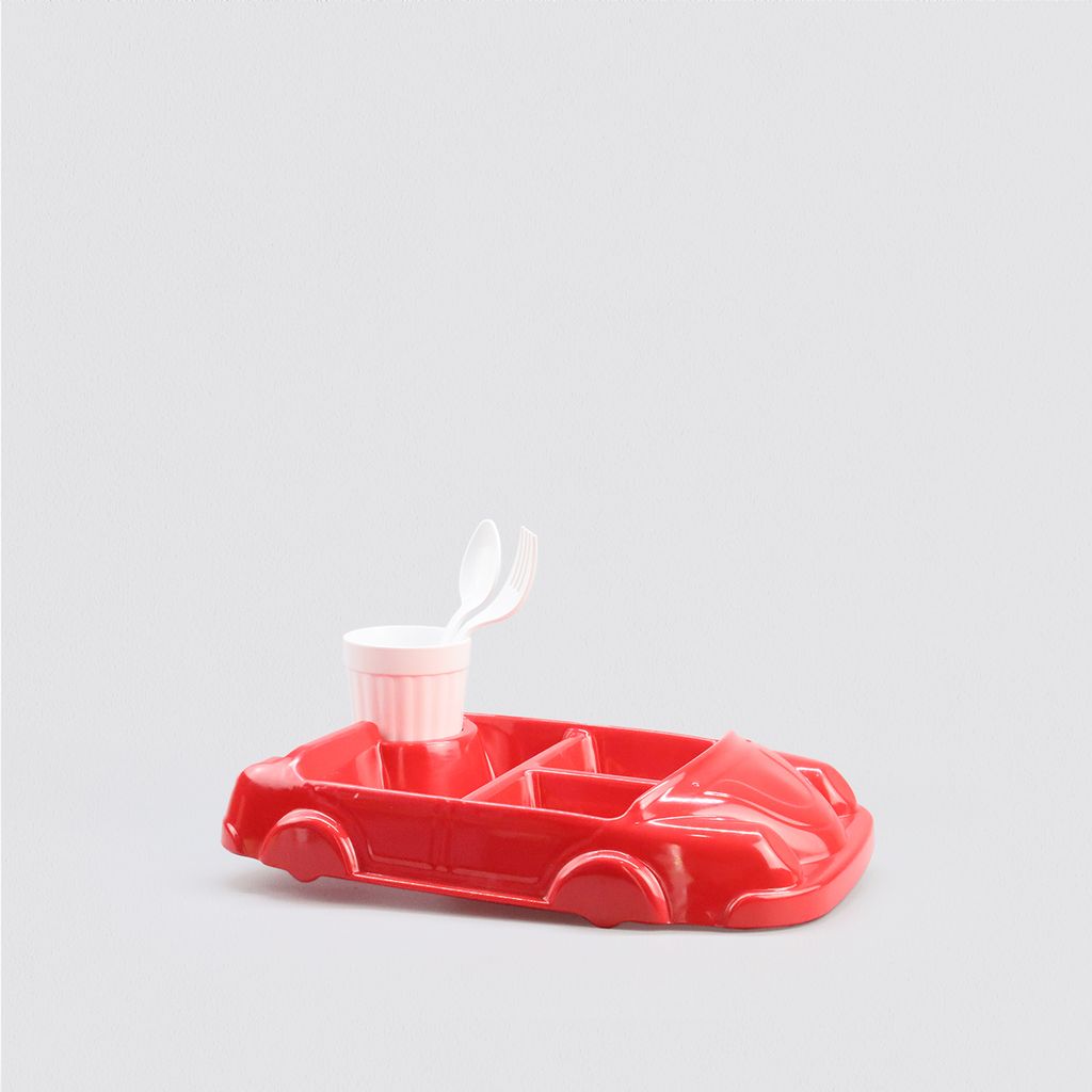 Bộ bàn ăn xe thỏ trẻ em 4 món | BO218-4