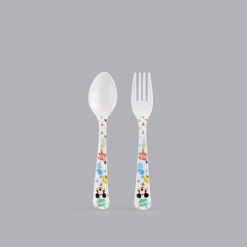  Mickey GEO Spoon & Fork SET | SP359 - F359 