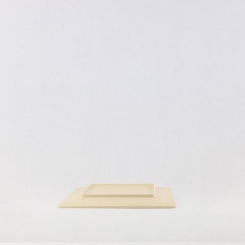 Matte square plate 8.5