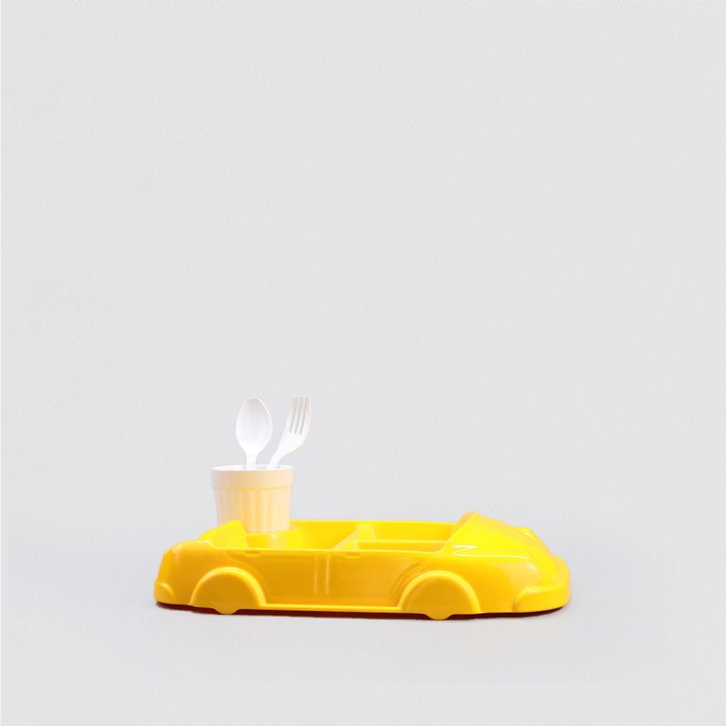 Bộ bàn ăn xe thỏ trẻ em 4 món | BO218-4