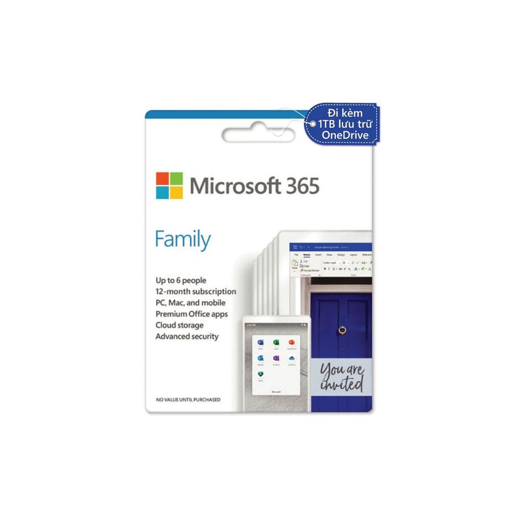  Phần mềm Microsoft 365 Family 