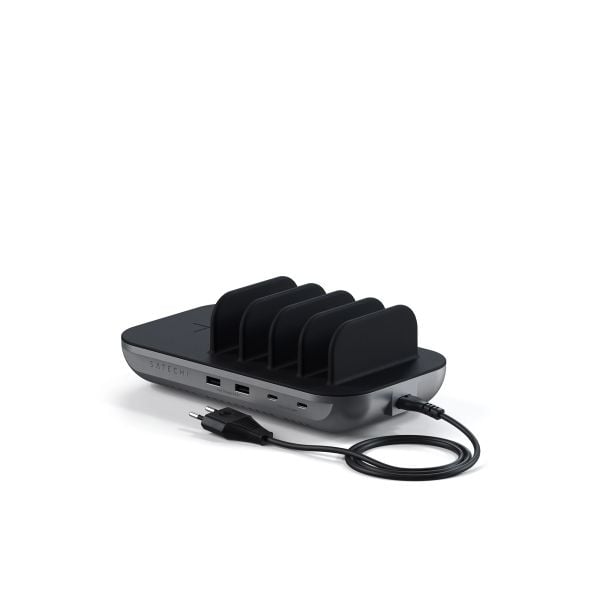 Dock sạc 5 in1 Satechi hỗ trợ sạc không dây chuẩn Qi 10W