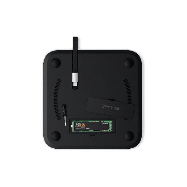 Đế kiêm Hub chuyển đổi Satechi 8in1 cho Mac Mini với khe gắn SSD – ST-MMSHS