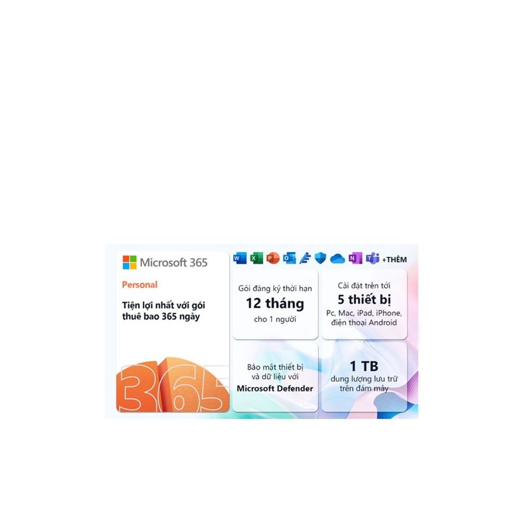  Phần mềm Office Microsoft 365 Personal QQ2-01896 