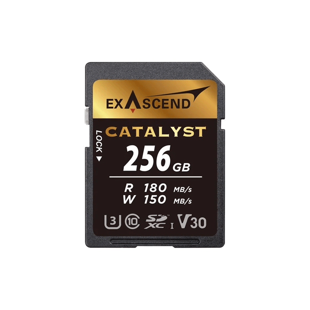  Thẻ nhớ SD Catalyst 256GB 180MB/s V30 hiệu Exascend - Chính hãng 