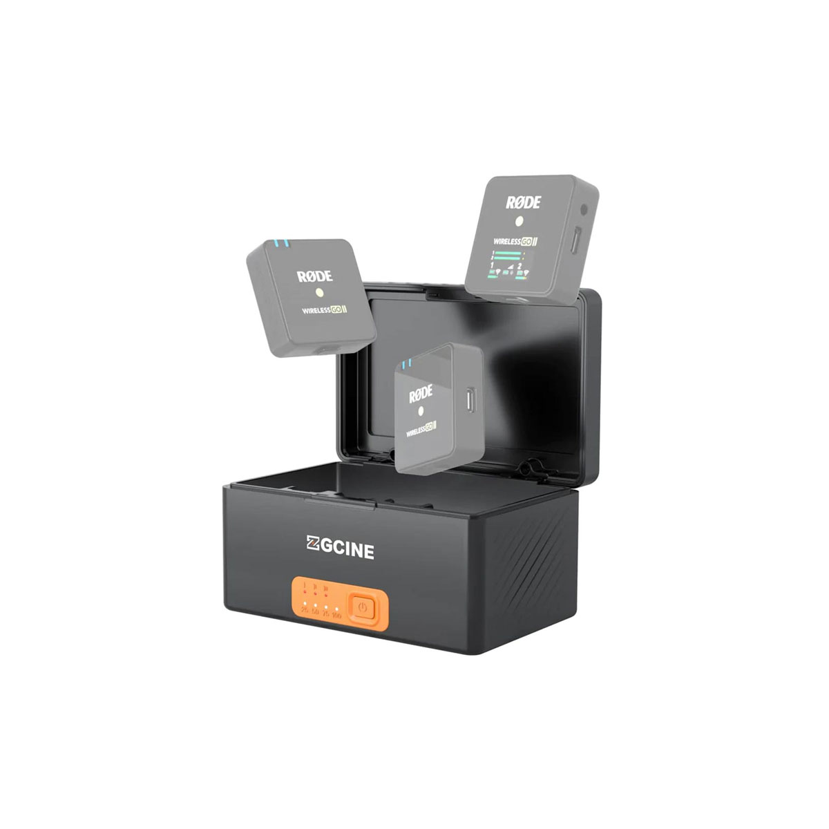 Hộp sạc ZGCINE PS-R30 cho Mic Rode Wireless GO II