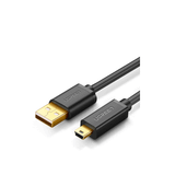  Dây Cáp USB 2.0 to USB Mini 3m mạ vàng Chính hãng Ugreen 10386 cho máy ảnh 