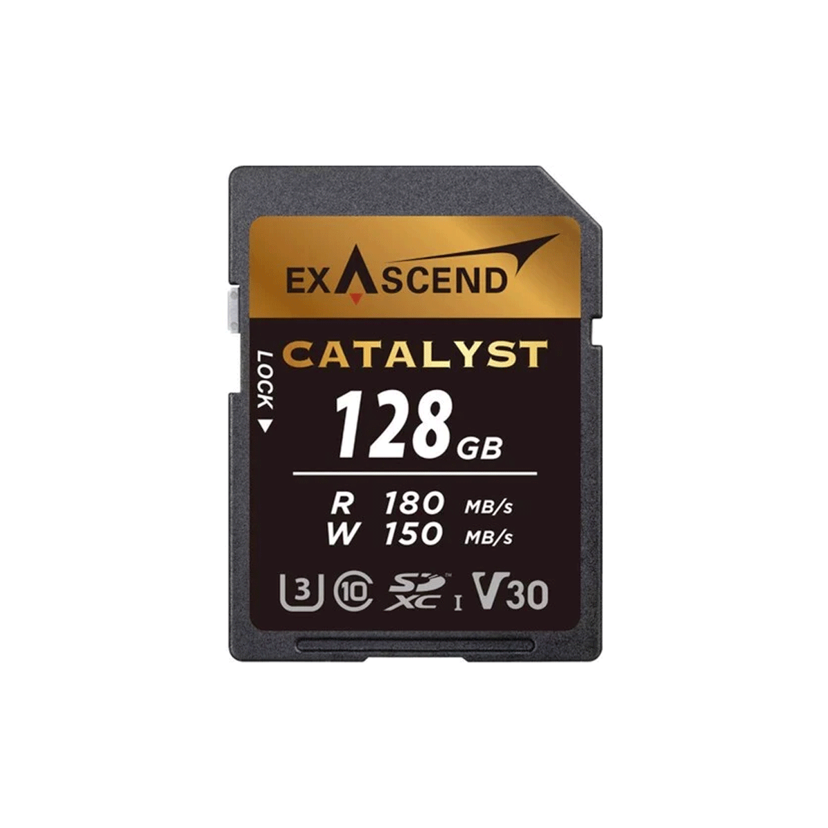 Thẻ nhớ SD Catalyst SD 128GB 180Mb/s V30 hiệu Exascend - Chính hãng