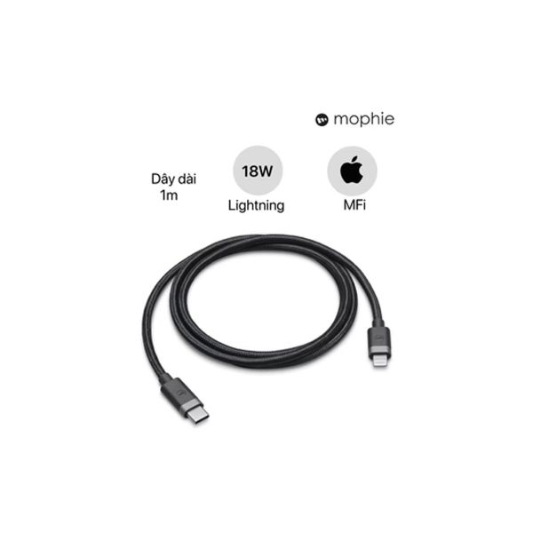 Cáp Mophie USB-C to Lightning 1M