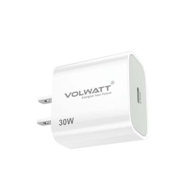  Củ sạc siêu nhanh Volwatt GE-30D-C-M GaN 30W 