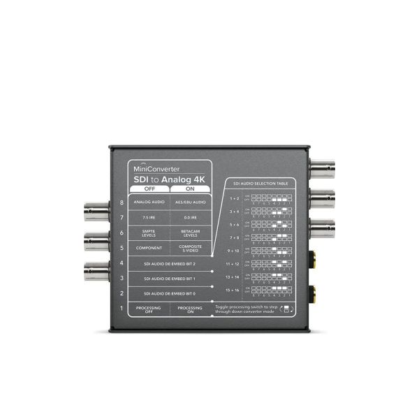  BlackMagic Mini Converter - SDI to Analog 4K 