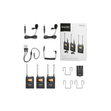 Micro thu âm không dây Saramonic UwMic9 Kit 2 (2TX+1RX) - Chính hãng 