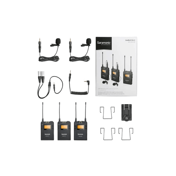  Micro thu âm không dây Saramonic UwMic9 Kit 2 ( 2TX+1RX ) - Chính hãng 