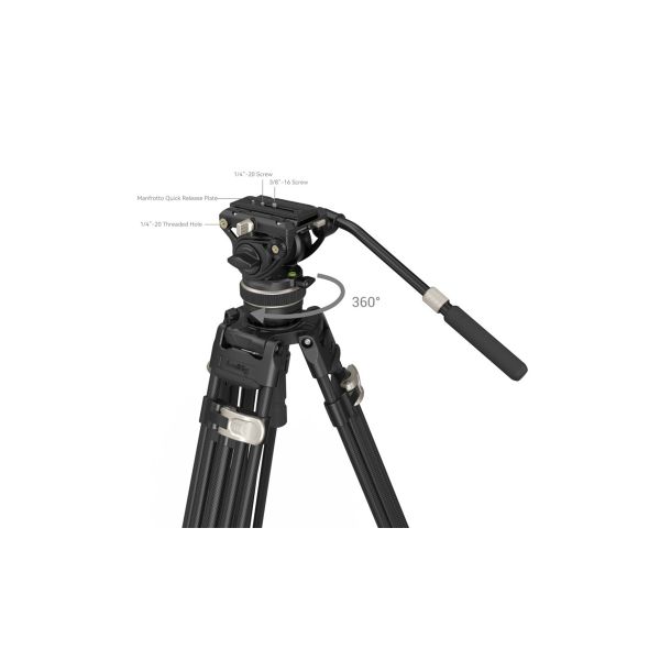  Chân máy SmallRig Heavy-Duty Fluid Head Tripod AD-01 3751 