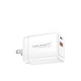  Củ sạc siêu nhanh Volwatt GE-35-C-M GaN 35W PD+QC Dual Ports 