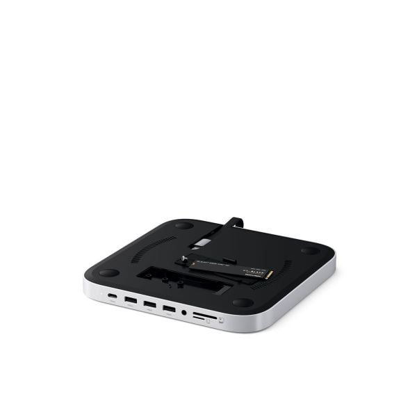  Đế kiêm Hub chuyển đổi cho Mac  Mini/Studio 7in1 với khe NVME SSD 