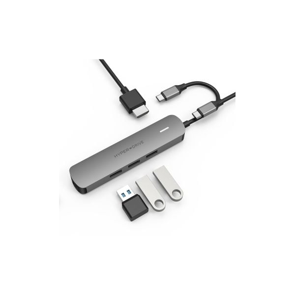  Cổng chuyển Hyperdrive Bar 6 trong 1 USB-C HUB HD22E 