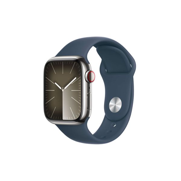 Apple watch Series 9 Thép Dây cao su GPS + Cellular