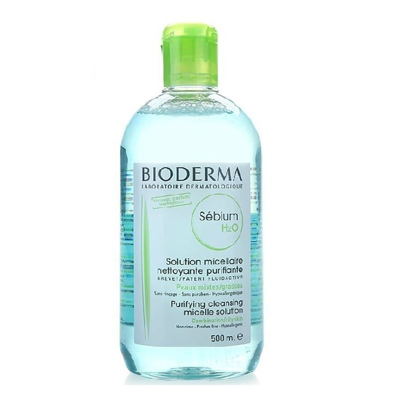  NTT Bioderma Sebium H20 da dầu 500ml (Xanh) 