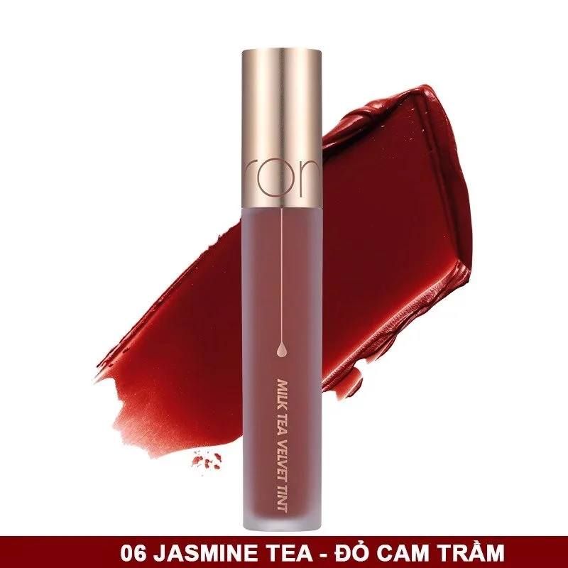  Son kem lì Romand Milk tea velvet tint #06 